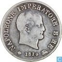 Italië 10 soldi 1814 M