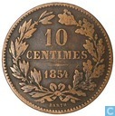Luxemburg 10 centimes 1854
