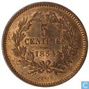 Luxemburg 5 centimes 1854