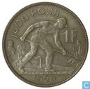 Luxemburg 1 franc 1928