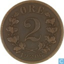 Noorwegen 2 øre 1906