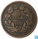 Luxemburg 5 centimes 1855