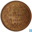 Luxemburg 2,5 centimes 1908