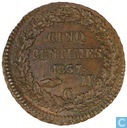 Monaco 5 centimes 1837