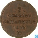 Noorwegen 1/2 skilling 1840