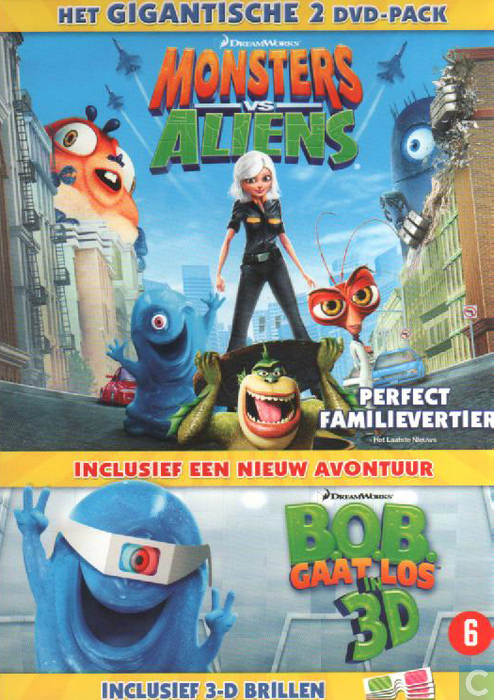 Monsters Vs Aliens + B.O.B. Gaat Los In 3D - DVD - Catawiki