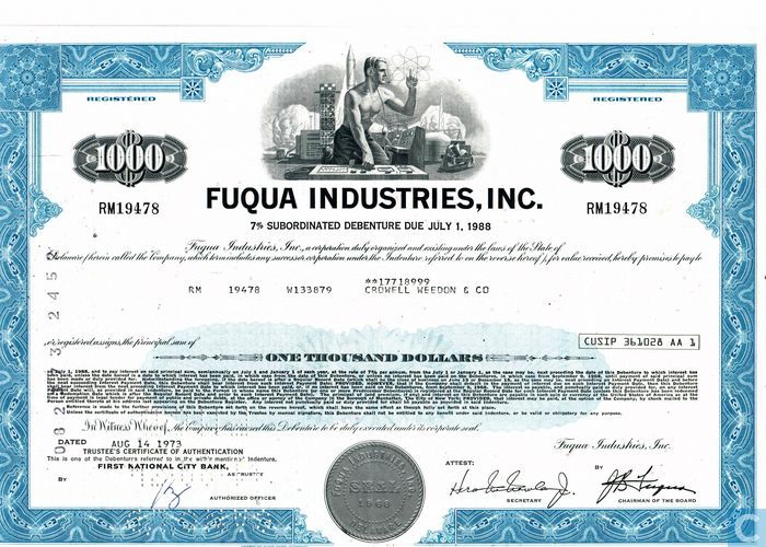 fuqua-industries-inc-7-subordinated-debenture-bond-certificate-1