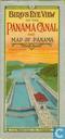 Bird's Eye View of the Panama Canal and Map of Panama