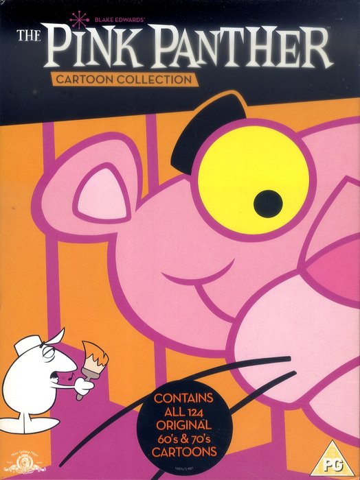 Picture of The Pink Panther cartoon collection by artist Unknown from ITV, Channel 4 and Channel 5 dvds library