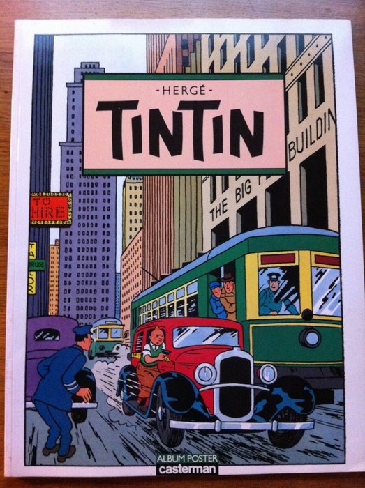 Tintin - Poster album - French edition including 21 posters- (1986)