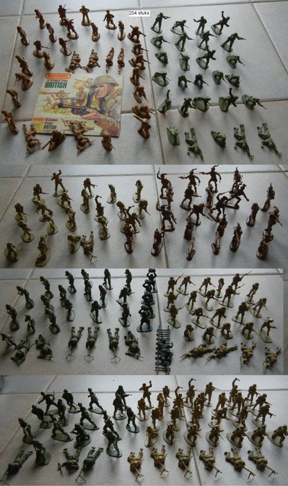 430 Airfix & matchbox soldiers on scale 1/32