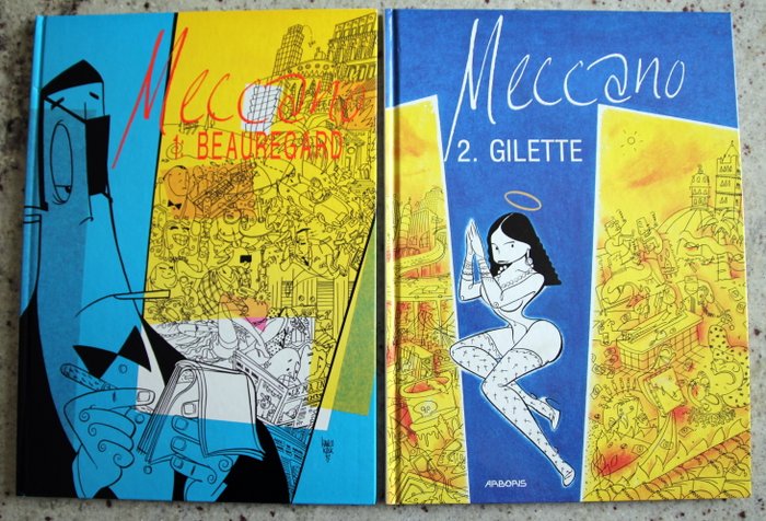 Meccano 1 + 2a - Beauregard + Gilette - hc - 2e druk + 1e druk - (1994 / 1996)