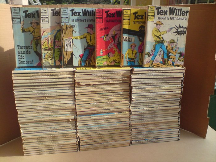 Tex Willer - Lot van 109 albums - sc - (1971 / 1980)