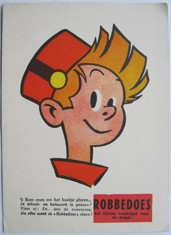 Robbedoes - Vloeikaart - (1950)