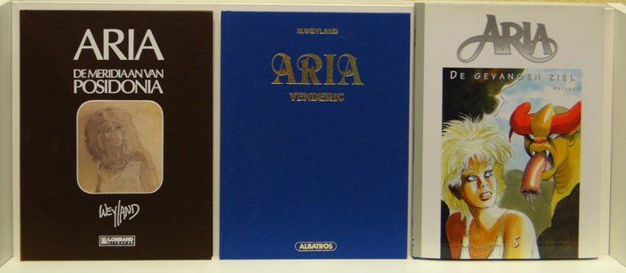 Aria - De Meridiaan van Posidonia + Venderic + De gevangen ziel - 3x Luxe hc - (1987 / 2002)