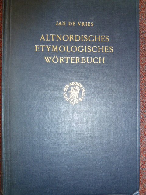 Altnordisches Etymologisches Wörterbuch - 1961