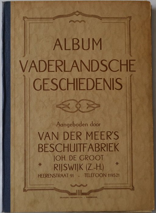 Plaatjesalbums; Album Vaderlandsche Geschiedenis.