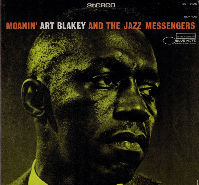 Art Blakey and The Jazz Messengers LP Moanin' (Blue Note