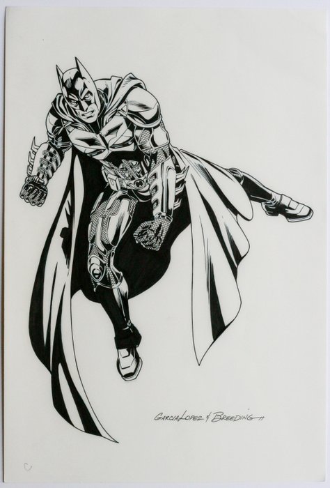 Lopez / Breeding - Batman The Dark Knight Rises - DC licensing art - (2011) 