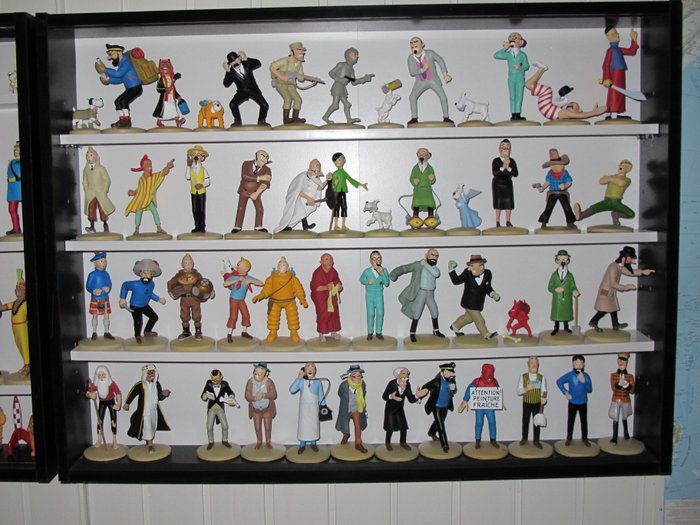 Série de 6 figurines Tintin Figurines pvc EL Portugal 