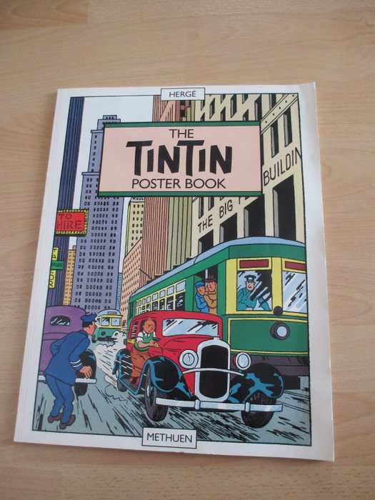 Tintin - album poster la ville - (1986)