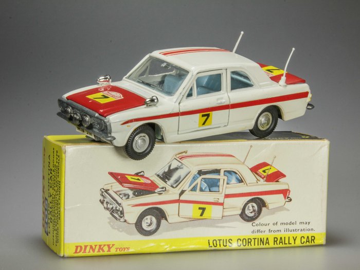Dinky 205 Lotus Cortina Rally Voiture reproduction Stickers Set 