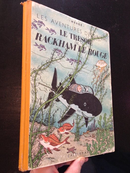Tintin 12 - Le trésor de Rackham le Rouge - HC - 1st edition (1945) 