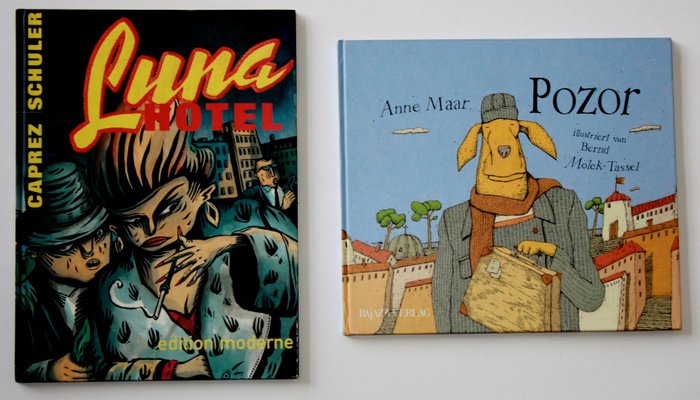 Duitstalige stripboeken, Luna Hotel en 4 Anke Feuchtenberger, A.Goffin - (1994 / 2000)