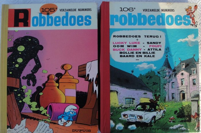 Robbedoes Verzamelde Nummers 103 t/m 106 - hc - 1e druk (1967)