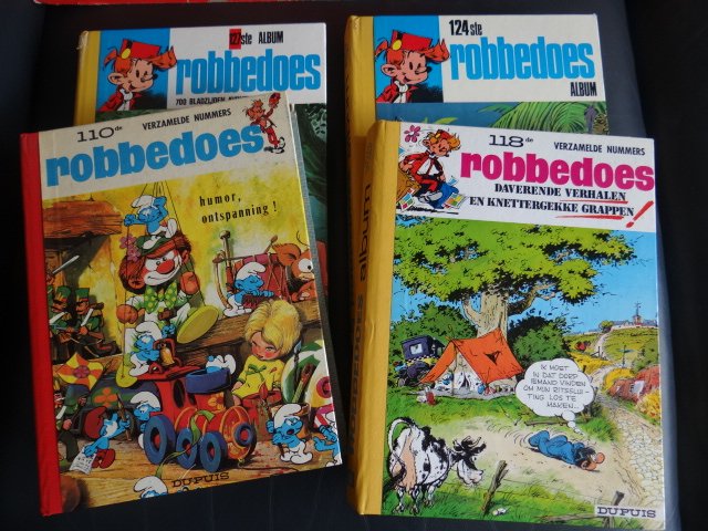 Robbedoes Album 110, 118,124 en127 Dupuis (1968 / 1973)