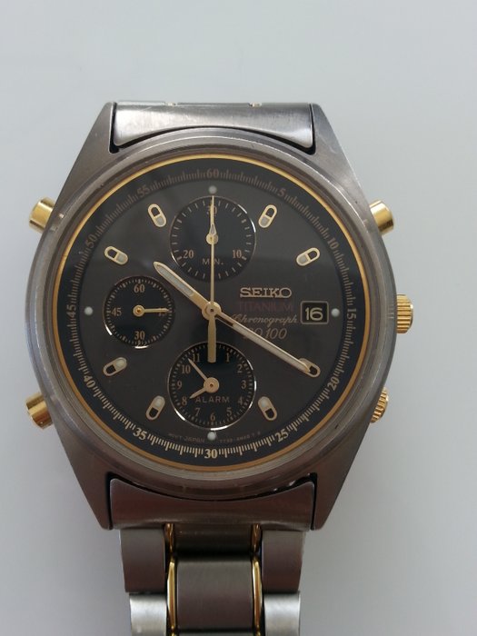 Seiko Titanium 7T32-6J20 Heren horloge. - Catawiki