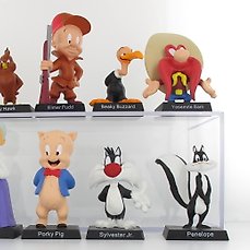 Seltene Figur Sammlung Metall Looney Tunes Warner Bros Neu Metall Lead Abbildung 