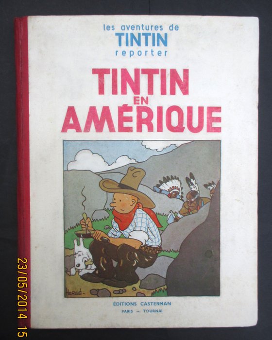 Tintin 3 - Tintin en Amérique - zwart-wit - hc (1935) 