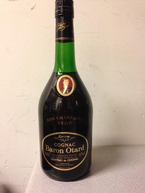 Baron Otard VSOP Fine Champagne Cognac 70's 1 fles 0,70L