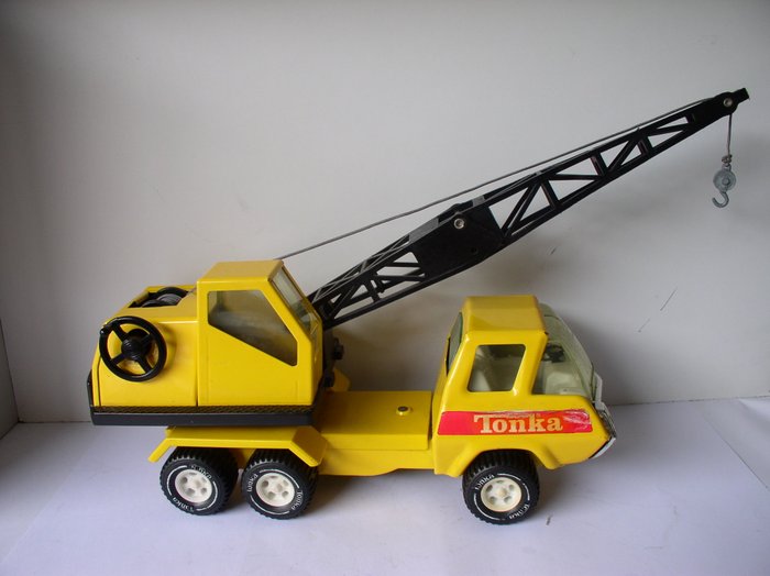 Blikken speelgoed - Tonka - Lengte max. 50 cm - Tonka Cranetruck USA,  jaren 70.