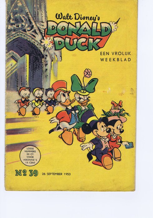 Donald Duck (tijdschrift) - 35x sc - 1e druk - (1952 / 1953)