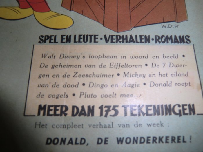 Mickey stripblad 1e uitgave jaargang 1- compleet -(1950 / 1951)