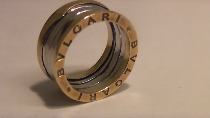 Bvlgari B.Zero1, two-tone gold tyre ring - Catawiki