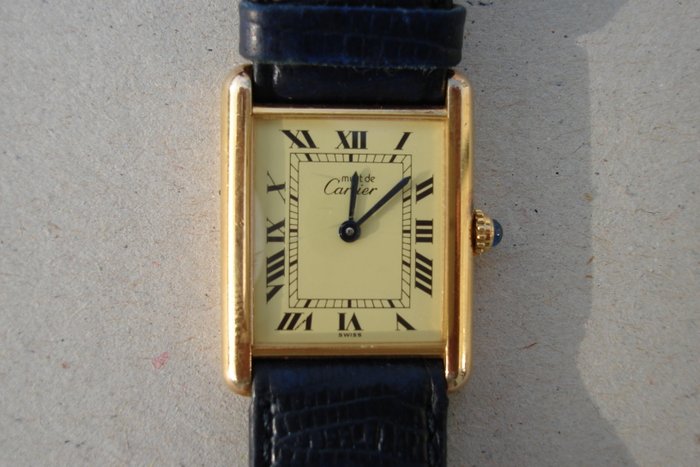 Cartier Tank - wristwatch - 925 gold 