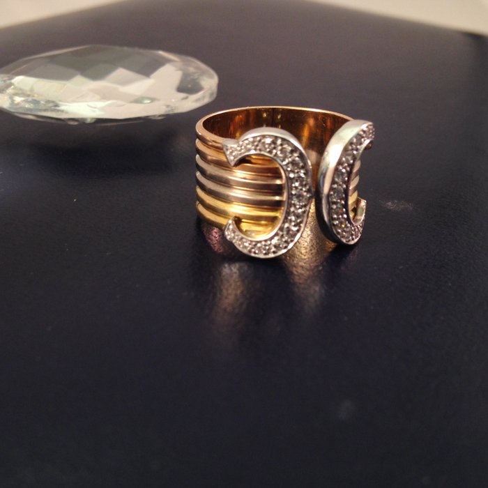 cartier ring double c