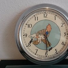 Tintin-Démons&Merveilles-Moteur&Rondelle pour  Ancienne Horloge de 30 cm 