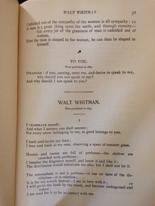 to a stranger walt whitman