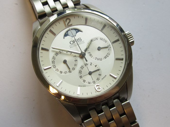 Oris Moonphase ref. 7506 - men's wristwatch - 2000s - Catawiki