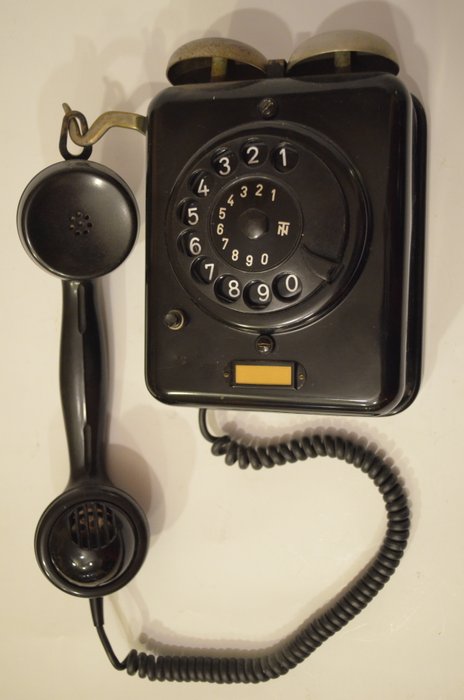 Altes Wandtelefon- Fa. Telephon & Normalzeit - TN