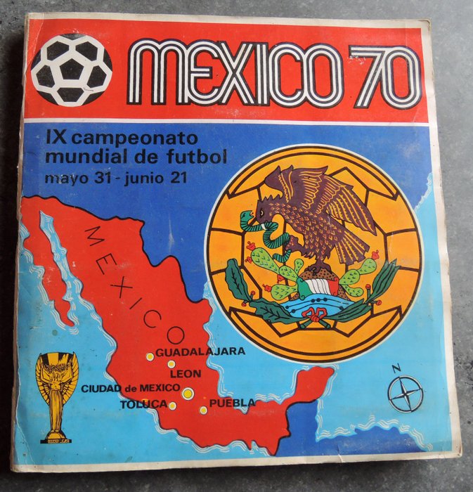 Panini - Mexico 1970 - Complete album - International version - Good condition