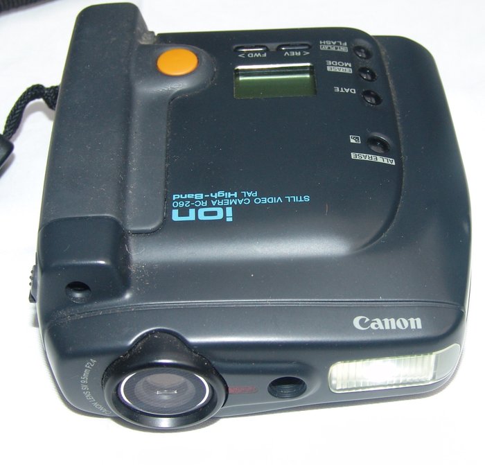 Canon ION Still Video Camera RC - 260  komplett en ongebruikt in org Box!!