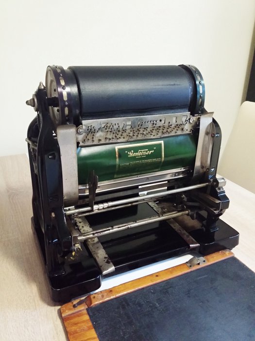 Antique Duplicator - Printer - GESTETNER ROTARY CYCLOSTYLE- Copying Machine

