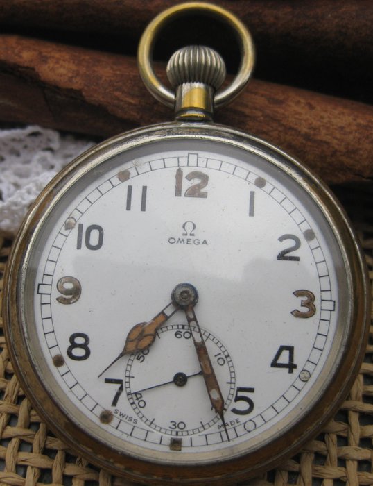 Omega - British Military WWII pocket watch GSTP - circa 1943-1945 ...