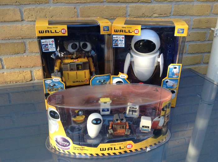 Wall-E - Disney / Pixar - Interactive Wall-E, Eve & figurine set - they talk (also against each other) and move