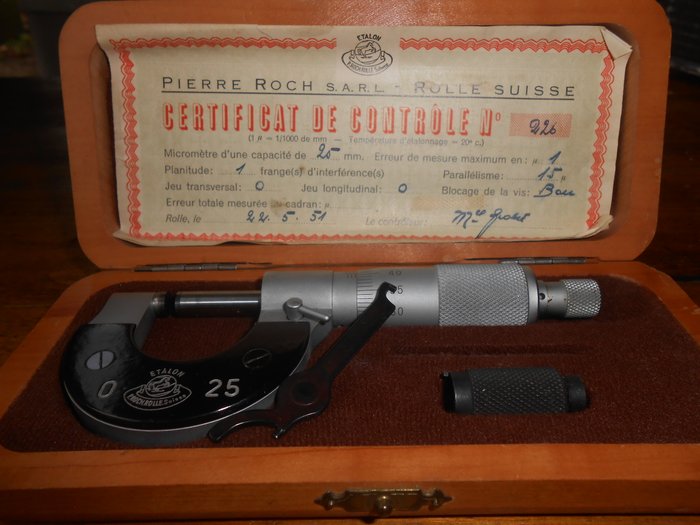 Super-micromètre Etalon P.Roch.Rolle.Suisse 1951